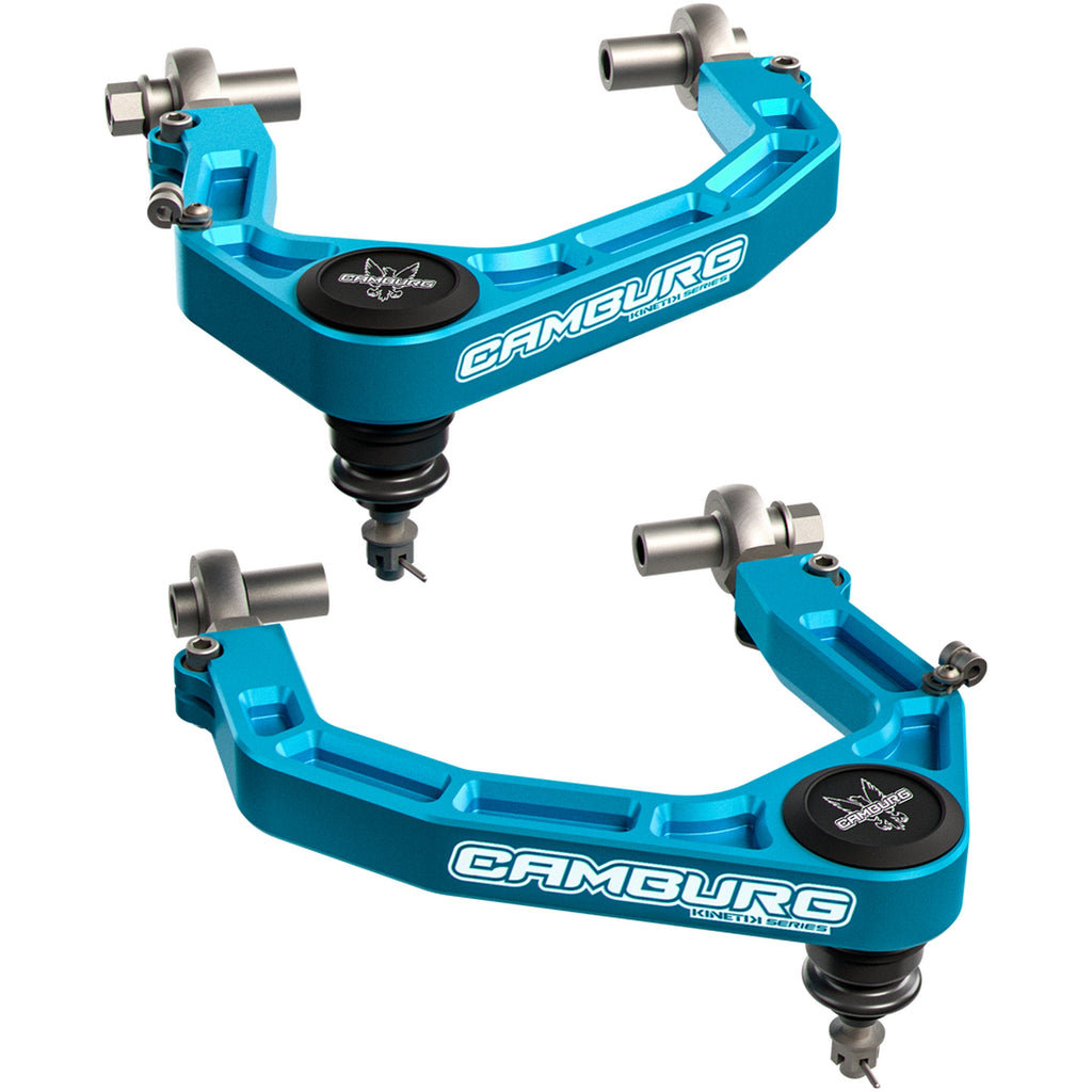 Camburg Ford Ranger Raptor 24-25 KINETIK Performance Billet X-Joint XL Upper Arms (BLUE)