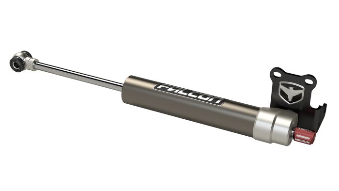 Teraflex JL JT: Falcon Nexus EF 2.2 Fast Adjust Steering Stabilizer – Stock Tie Rod