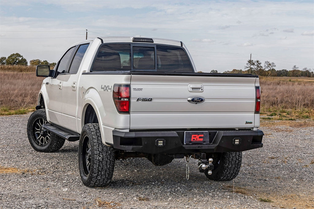 Rough Country HD2 Aluminum Running Boards Super Crew Cab Ford F-150 2WD 4WD (2009-2014)