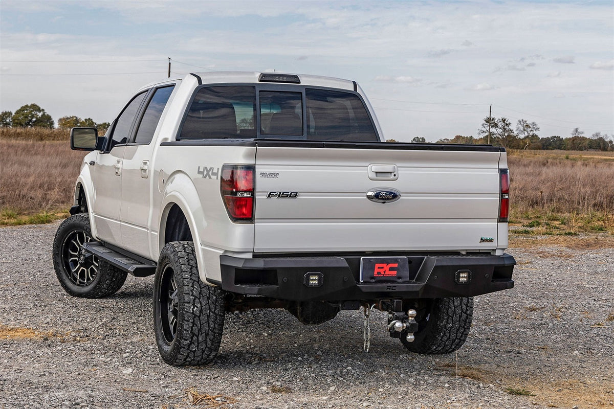 Rough Country HD2 Aluminum Running Boards Super Crew Cab Ford F-150 2WD 4WD (2009-2014)