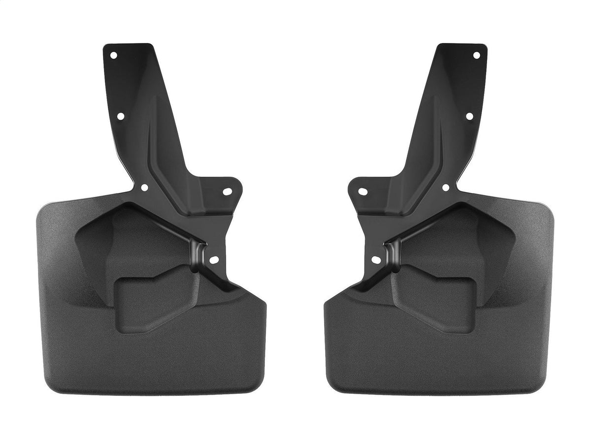 WeatherTech Black No Drill MudFlaps - Front Fits -21-24 Bronco -