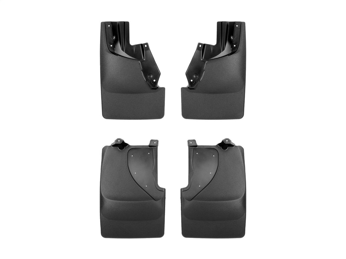 WeatherTech Black No Drill MudFlaps - Front and Rear Fits -22-26 BroncoRaptor -