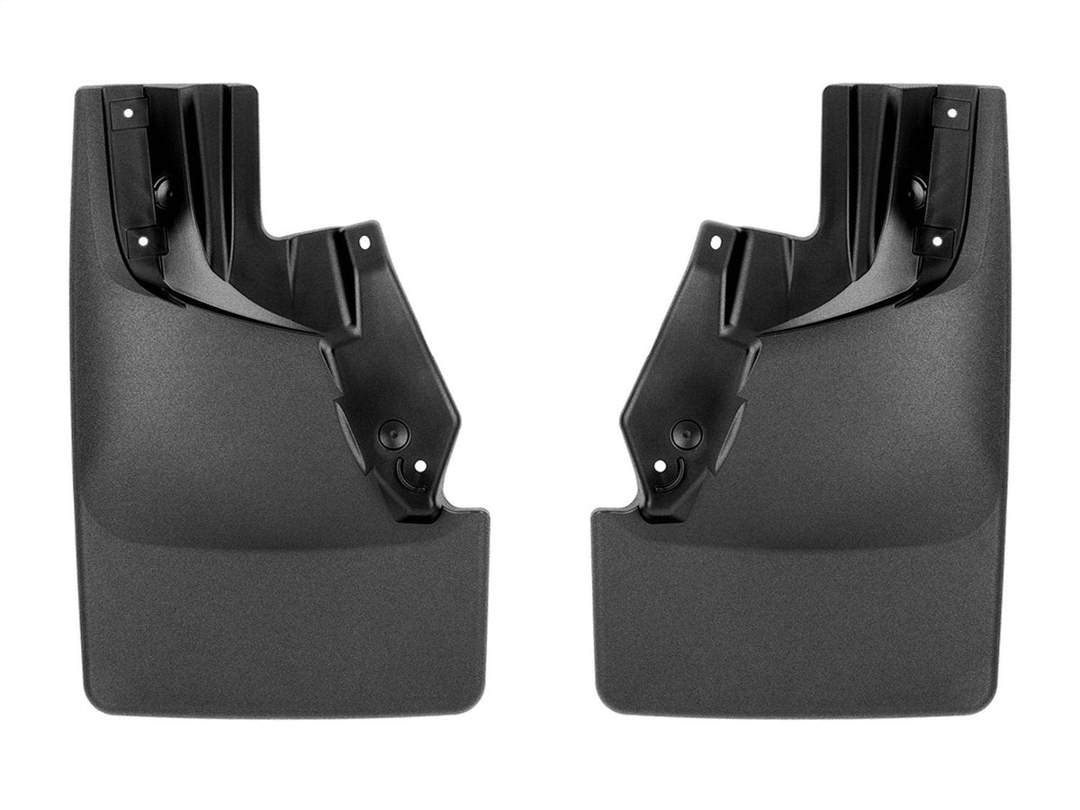 WeatherTech Black No Drill MudFlaps - Front Fits -22-26 BroncoRaptor -