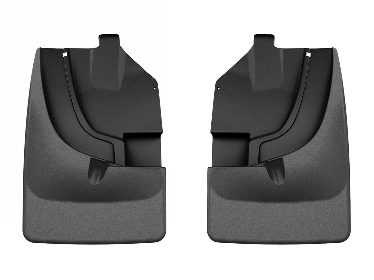 WeatherTech Black No Drill MudFlaps - Front Fits -21-23 Ranger -