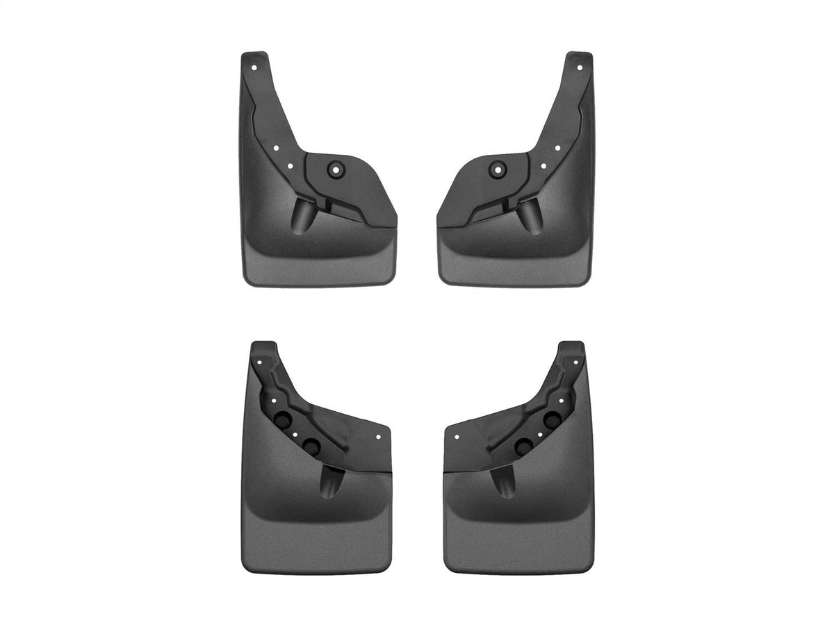 WeatherTech Black No Drill MudFlaps - Front and Rear Fits -24-26 Tacoma -