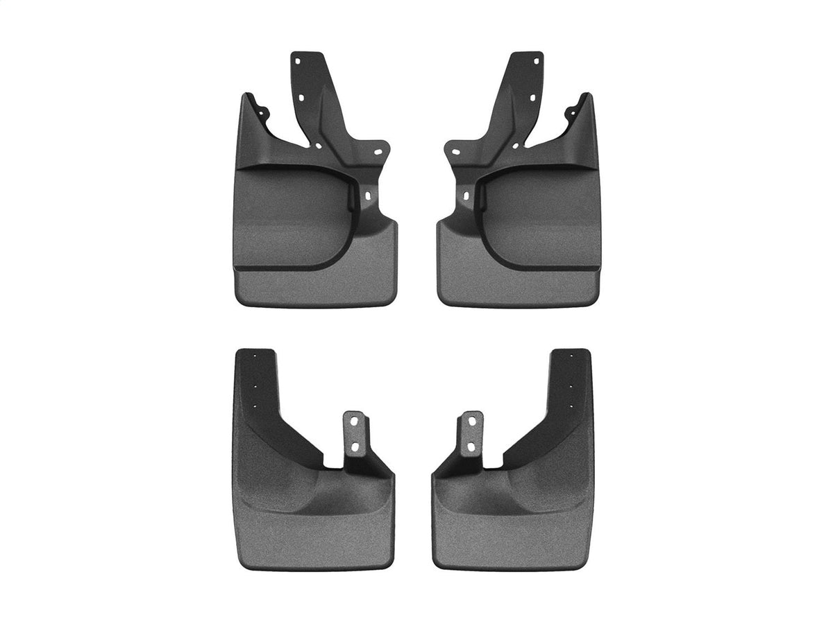 WeatherTech Black No Drill MudFlaps - Front and Rear Fits -21-26 Bronco -
