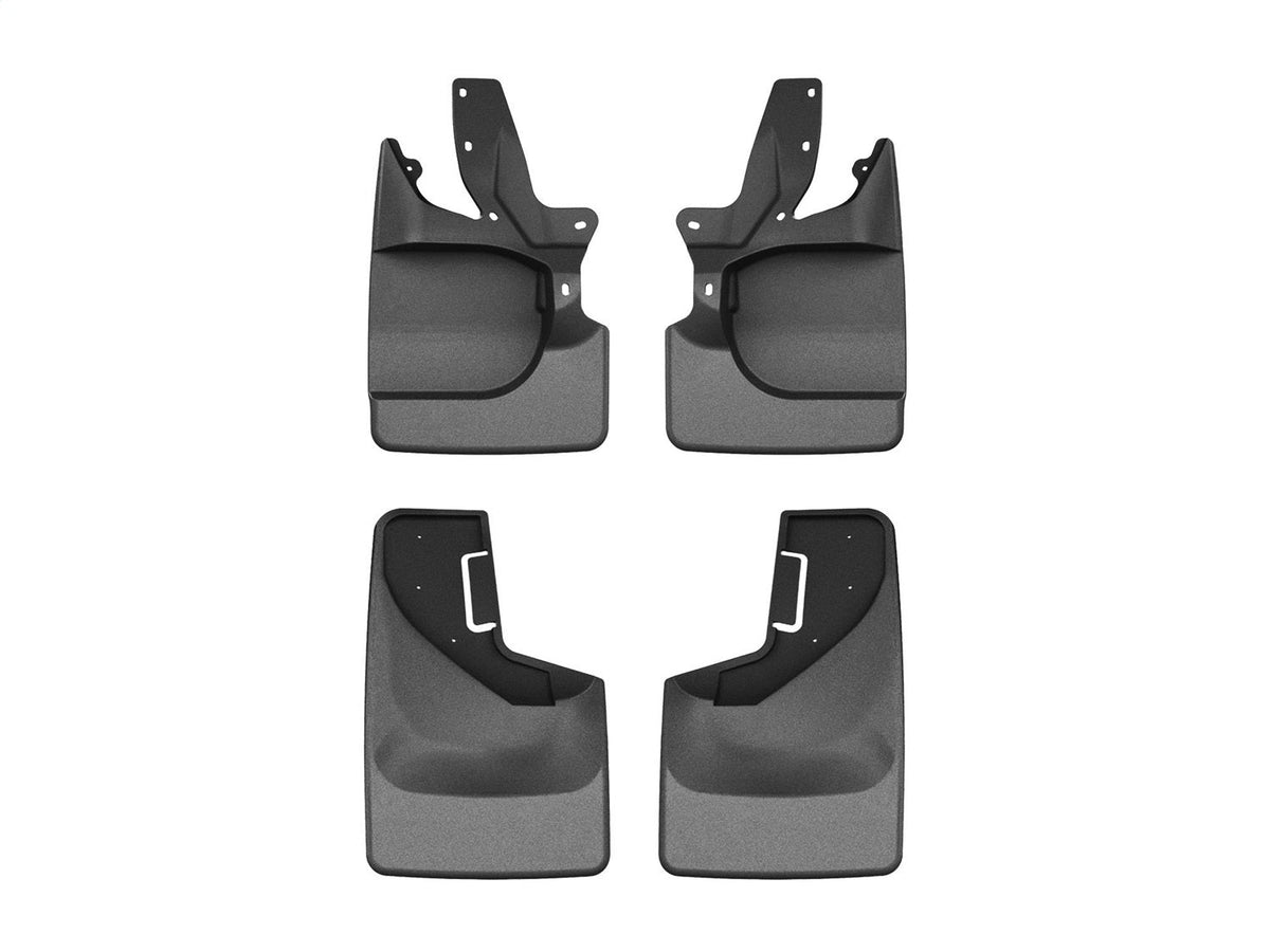 WeatherTech Black No Drill MudFlaps - Front and Rear Fits -21-26 Bronco -