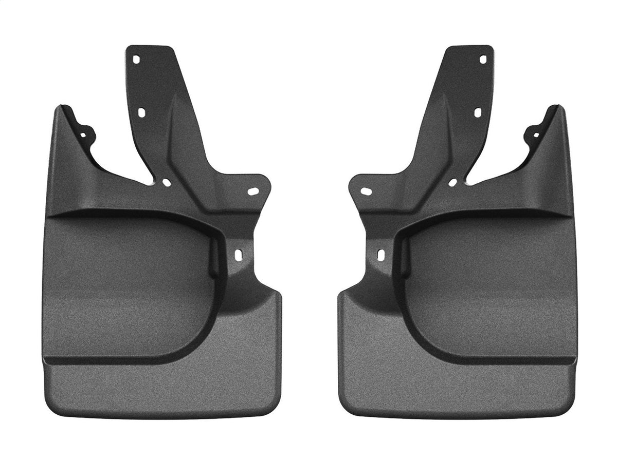 WeatherTech Black No Drill MudFlaps - Front Fits -21-26 Bronco -