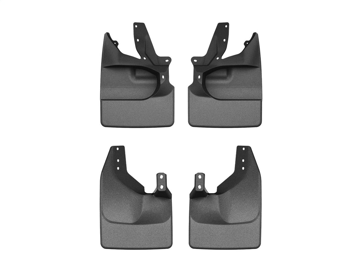 WeatherTech Black No Drill MudFlaps - Front and Rear Fits -21-26 Bronco -