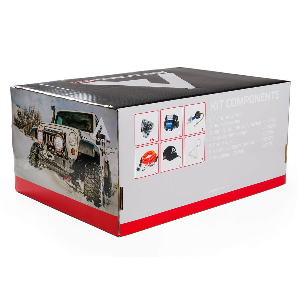 ARB JK 2007-15 Non Rubicon D30 Front D44 Rear Traction Pack 100 117KIT1