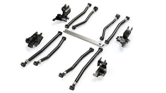 Teraflex JL 4dr: Alpine Long Arm Bracket Kit – 8-Arm (3–6 Lift)