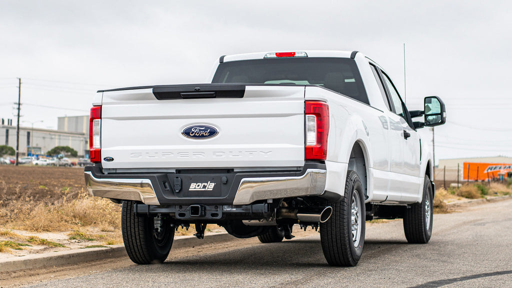 Borla F-250 F-350 SUPER DUTY 17-22 6.2L V8 AT 2 4WD 2 4DR RC STB (96) 142 WB CC SB (80) 160 WB (EXC. DRW) 2.75 3.5 ATAK S RD RL AC S TIP: 5 RD X 13.5