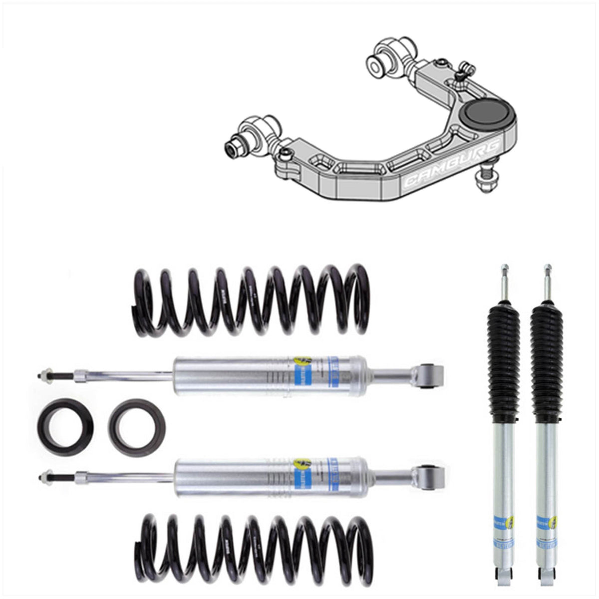 Camburg Toyota Tundra 2wd 4wd 07-21 Bilstein 6112 Performance Kit (BILLET UCA)