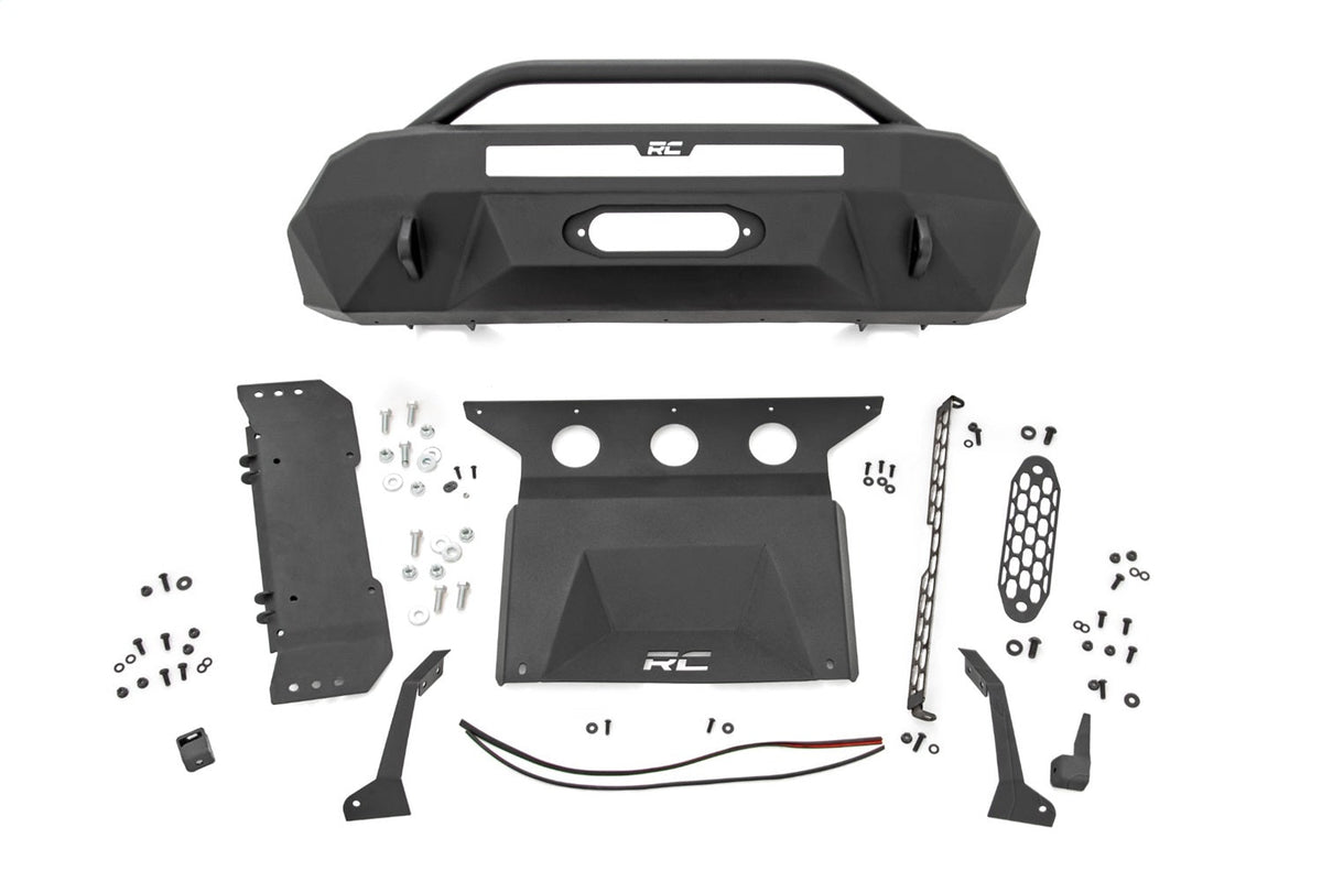 Rough Country Front Bumper Hybrid Toyota Tacoma 2WD 4WD (2016-2023)
