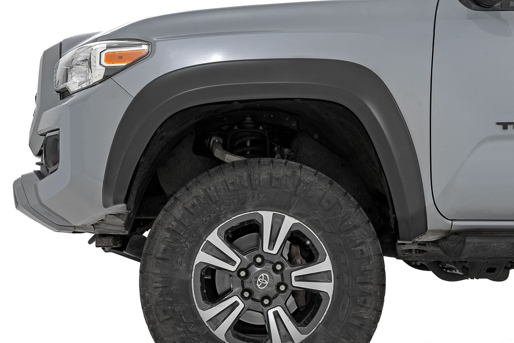 Rough Country Sport Fender Flares 1J9 Celestial Silver Metallic Toyota Tacoma (16-23)