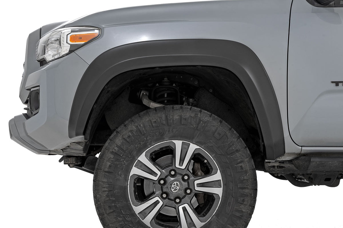 Rough Country Sport Fender Flares 218 Midnight Black Metallic Toyota Tacoma (16-23)
