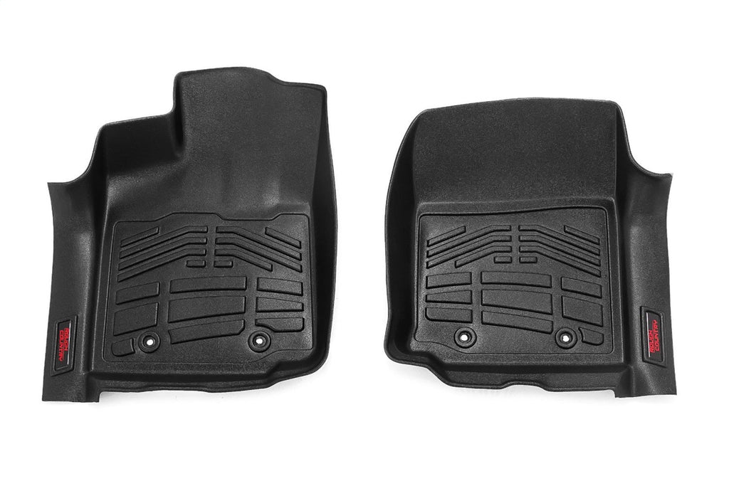 Rough Country Sure-Fit Floor Mats Front Toyota Tacoma 2WD 4WD (2016-2023)
