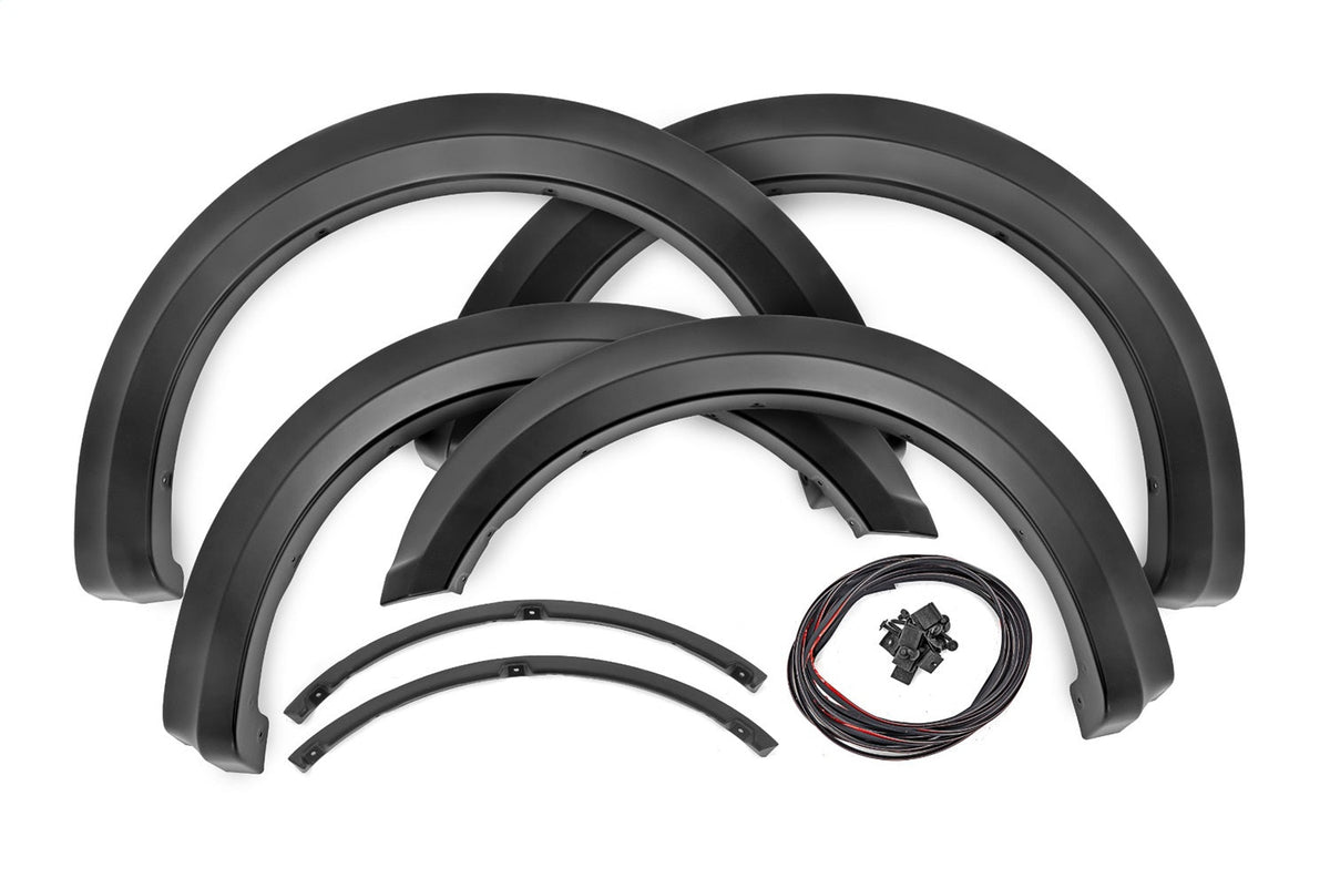 Rough Country Sport Fender Flares E2 Magma Red Ford F-150 2WD 4WD (2018-2020)