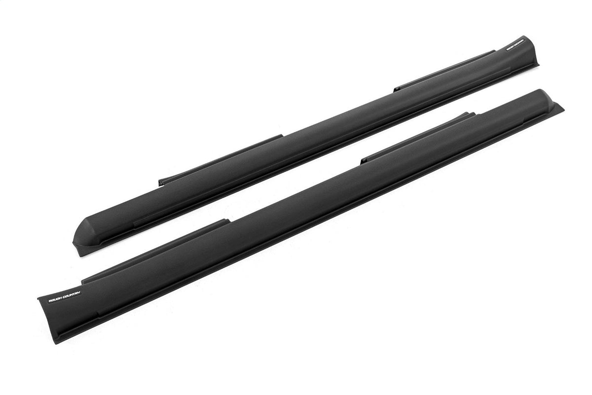 Rough Country Trail Cladding Rocker Sill Plates Chevy Silverado 1500 2WD 4WD (19-26)