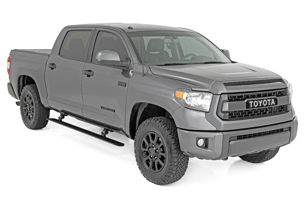 Rough Country Power Running Boards Dual Electric Motor CrewMax Toyota Tundra (07-21)