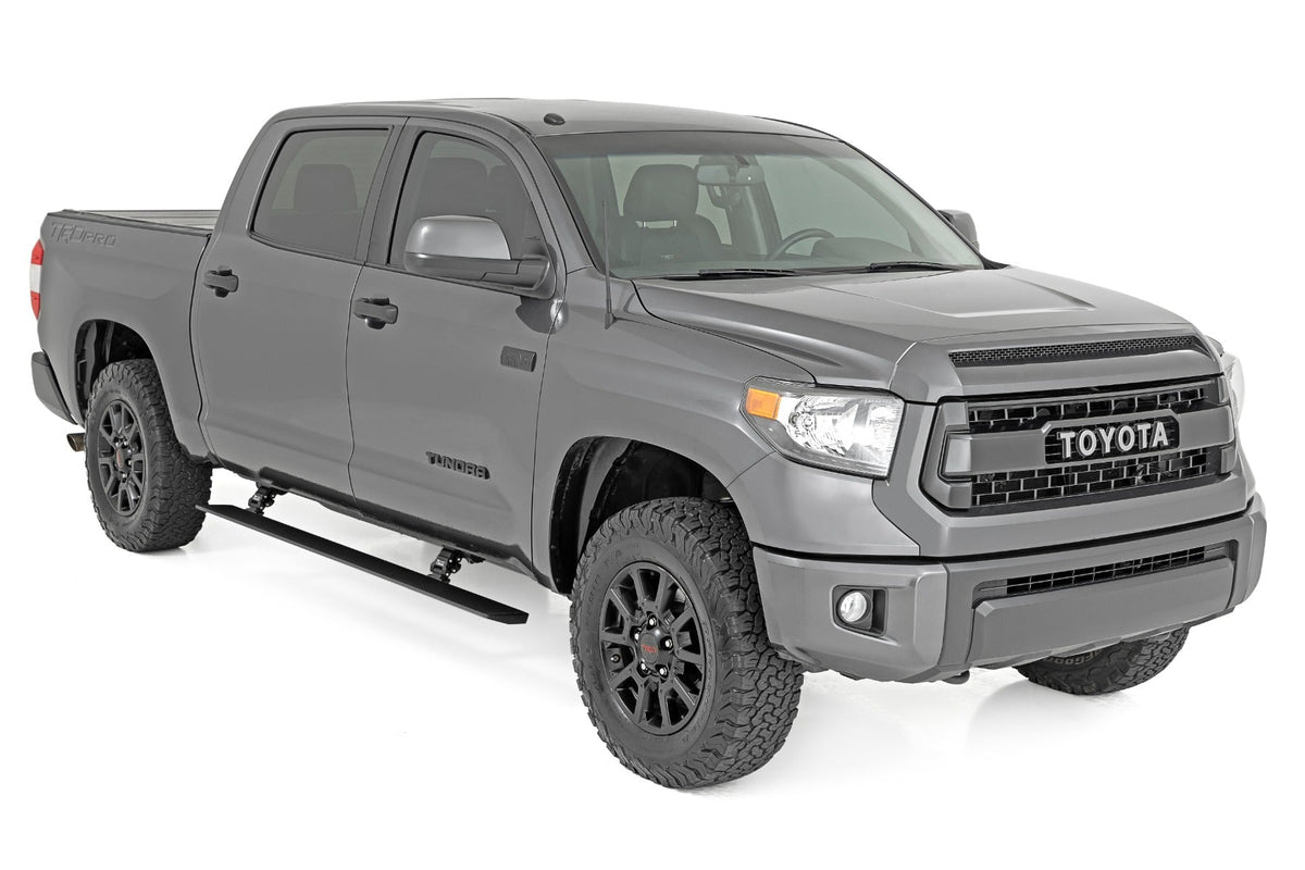 Rough Country Power Running Boards Dual Electric Motor CrewMax Toyota Tundra (07-21)