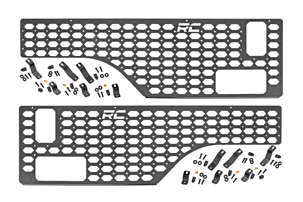 Rough Country Molle Bed Panel Kit DR PS Combo Jeep Gladiator JT 4WD (2020-2026)