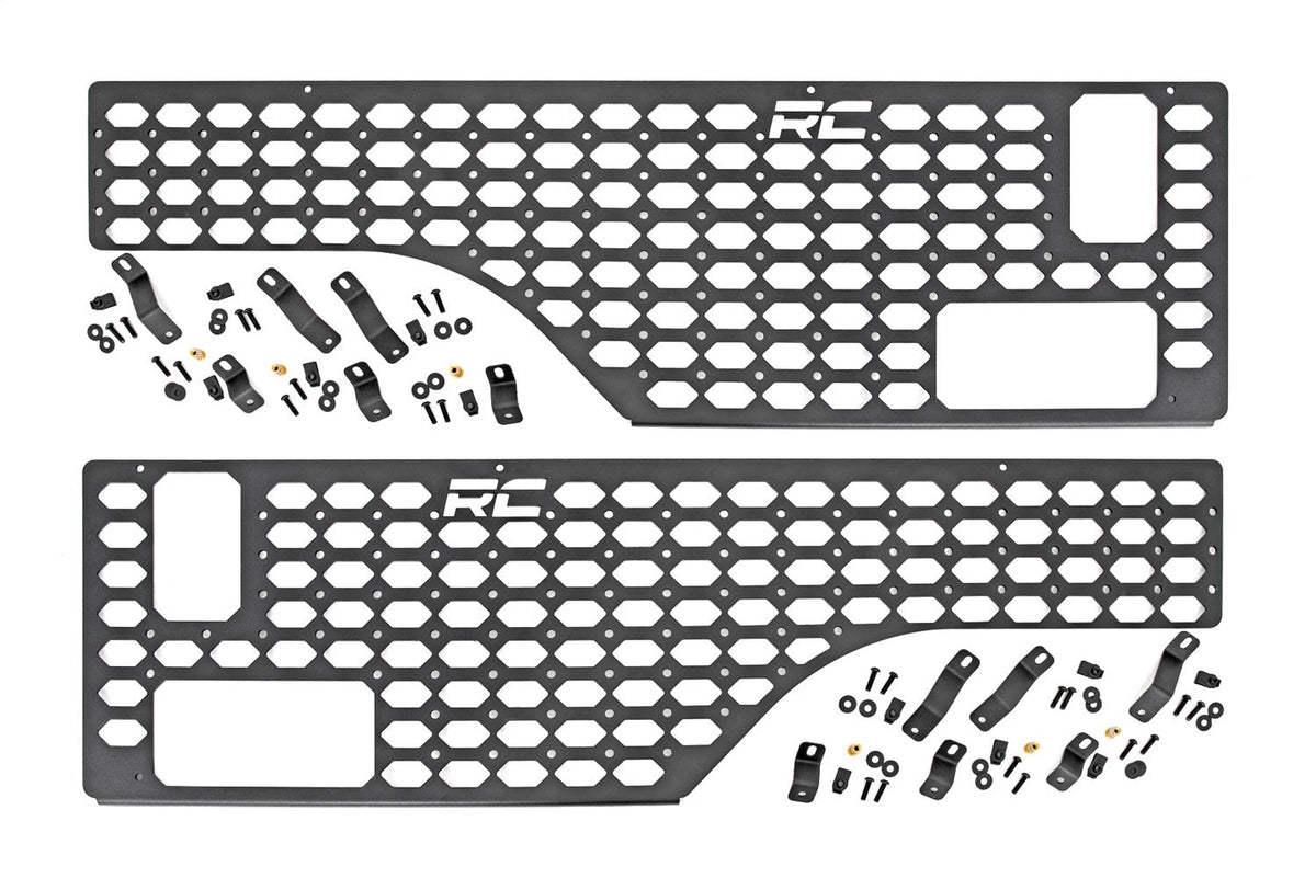 Rough Country Molle Bed Panel Kit DR PS Combo Jeep Gladiator JT 4WD (2020-2026)