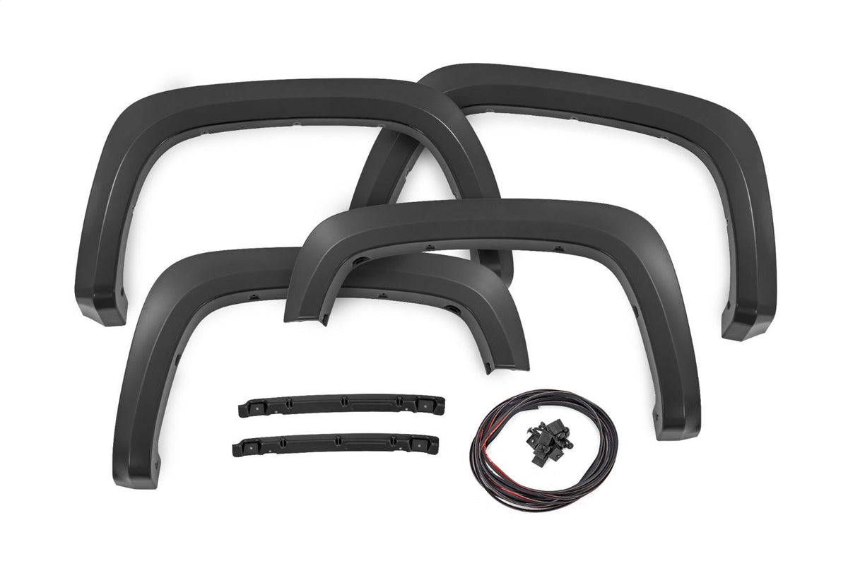 Rough Country Sport Fender Flares GNO Slate Gray Chevy Silverado 2500 HD 3500 HD (20-26)