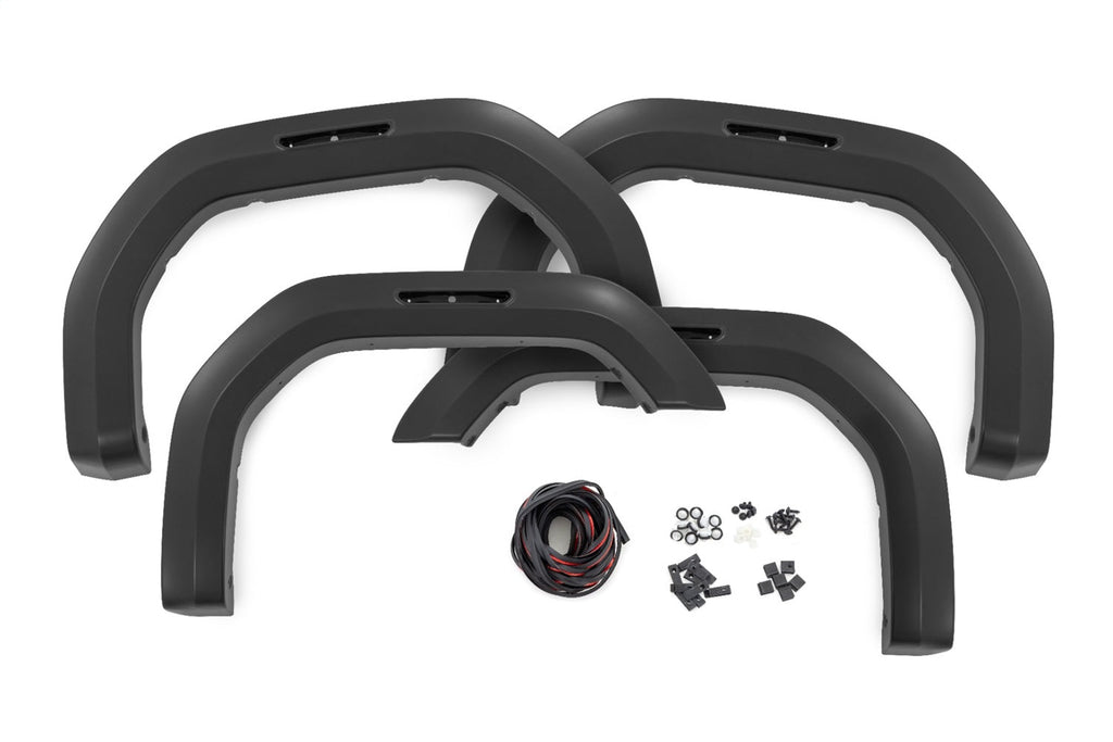 Rough Country Sport Fender Flares GAZ Summit White GMC Sierra 2500 HD Sierra 3500 HD (20-26)
