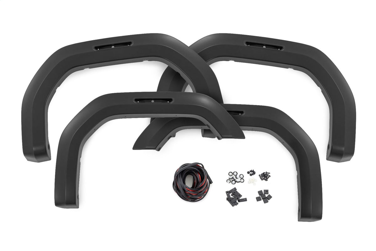 Rough Country Sport Fender Flares GAZ Summit White GMC Sierra 2500 HD Sierra 3500 HD (20-26)