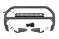 Rough Country Nudge Bar 20 Inch BLK DRL Single Row LED OE Modular Steel Ford Bronco (21-26)