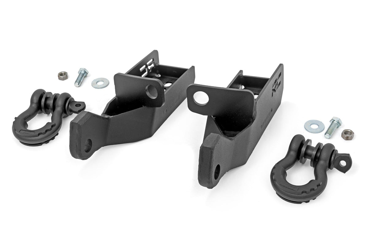 Rough Country Front Shackle Kit D-Ring Combo Toyota Tacoma 2WD 4WD (2024-2026)