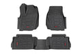 Rough Country Sure-Fit Floor Mats Front Rear Double Cab Toyota Tacoma (24-26)