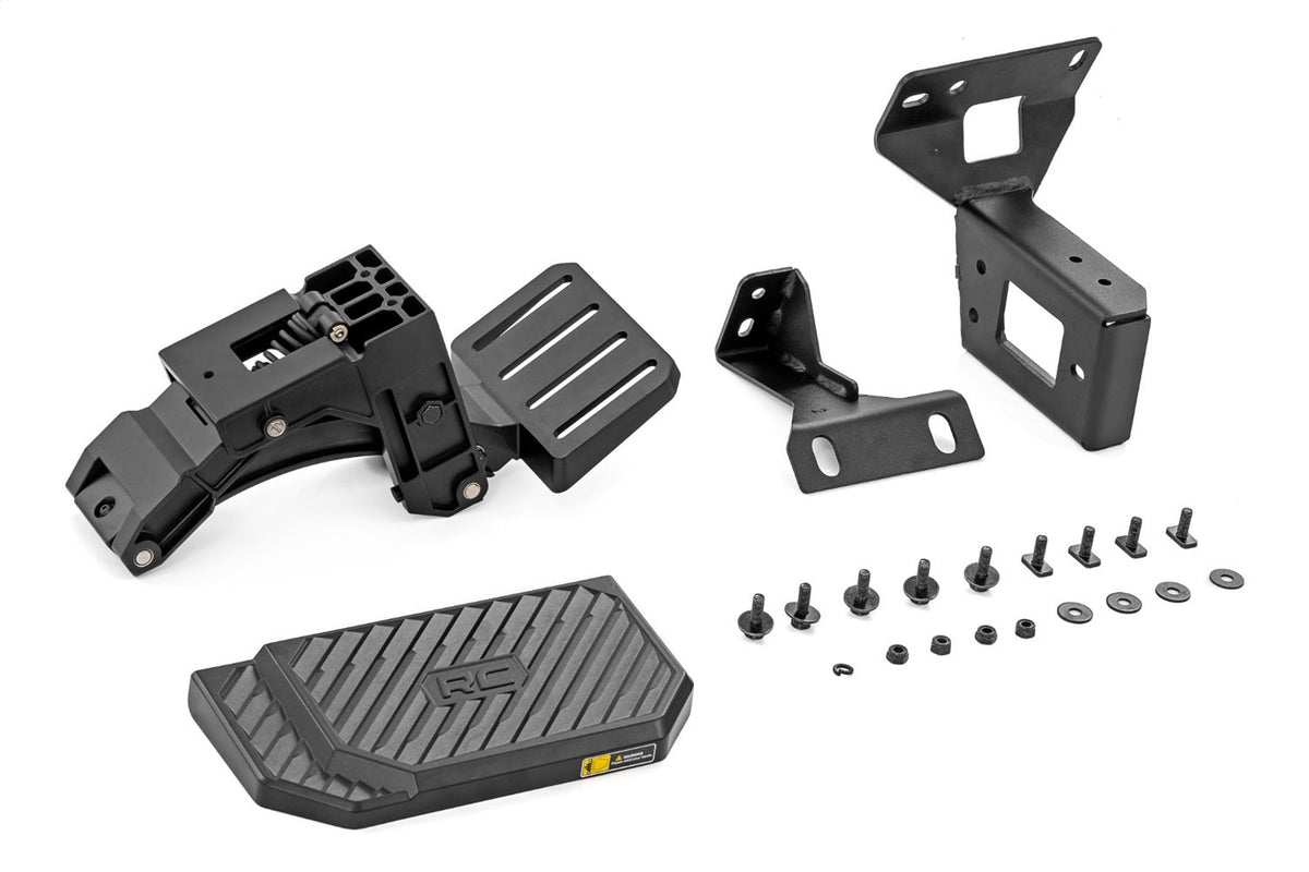 Rough Country Retractable Bed Step Manual Pull Ford F-150 (21-26) F-150 Lightning (22-26)