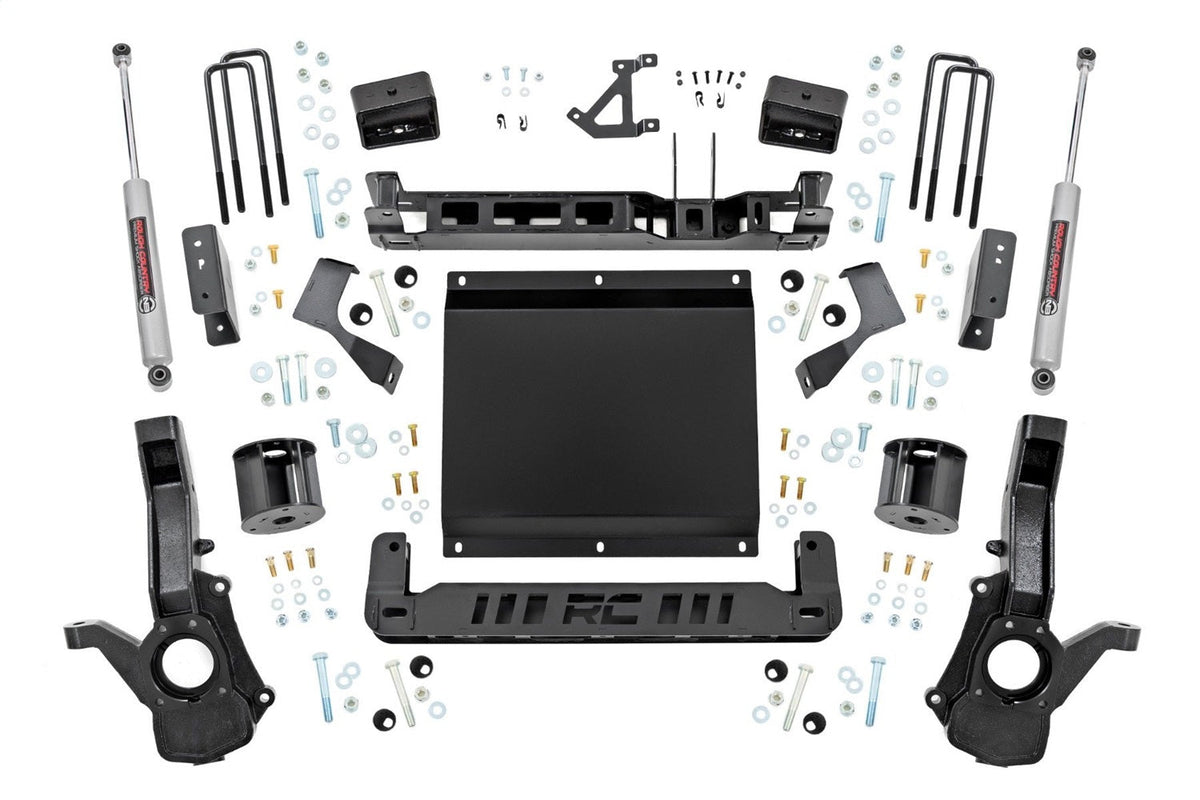 Rough Country 4 Inch Lift Kit N3 Shocks Chevy GMC Canyon Colorado 4WD (2023-2026)