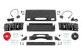 Rough Country FXS Hidden Winch Mount White SAE Fog Toyota Land Cruiser 4WD (24-26)
