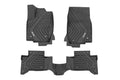 Rough Country Flex-Fit Floor Mats FR RR Toyota Land Cruiser 4WD (2024-2026)