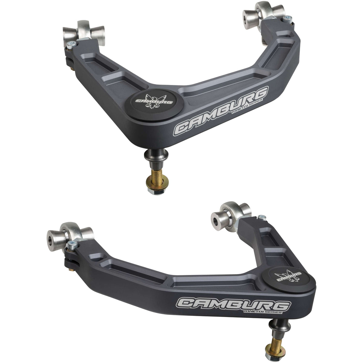 Camburg Ford F-150 Raptor 17-26 KINETIK Performance Billet Uniball Upper Arms (GRAY)