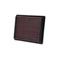 K&N high-flow air filter, official K&N product photo