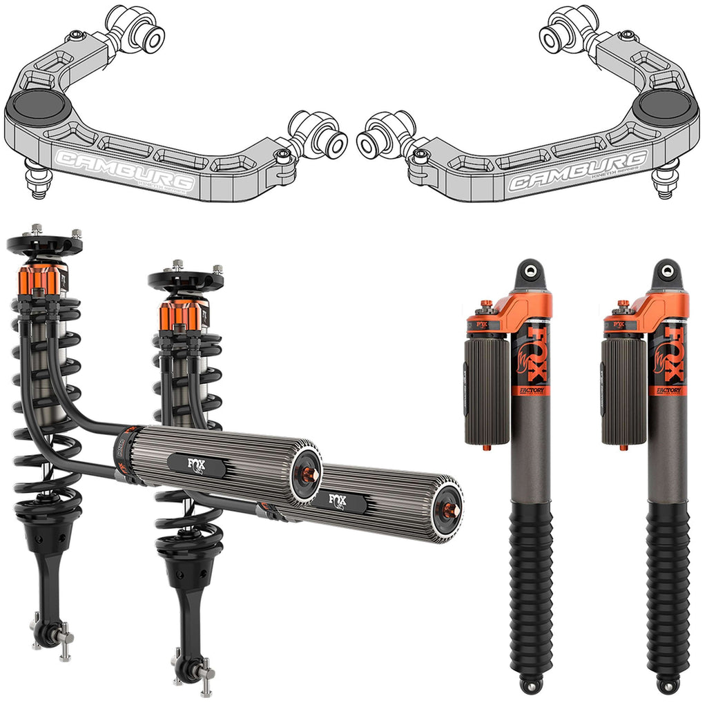 Camburg Ford F-150 4wd 21-25 FOX 3.0 Factory DSC Performance Kit (BILLET UCA)