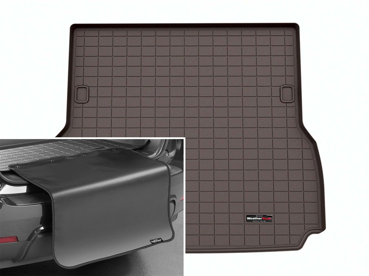 WeatherTech Cocoa Cargo Liner With Bumper Protector Fits -24-27 Land Cruiser -