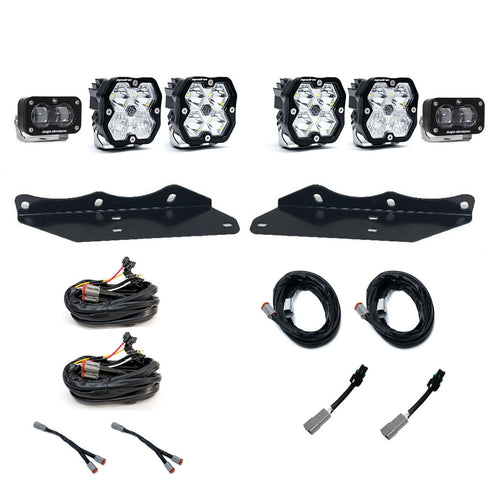 Baja Designs Squadron 2.0 Sport S2 SAE Fog Pocket Kit for 2017-2020 Ford F-150 Raptor