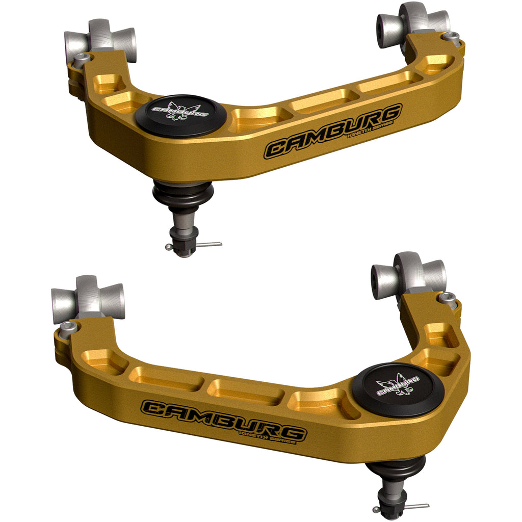 Camburg Ford F-150 2wd 4wd 15-20 KINETIK Performance Billet X-Joint XL Upper Arms (GOLD)
