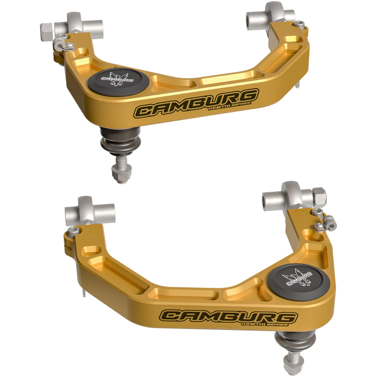 Camburg Toyota Tacoma LC250 24-25 4-Runner 2025 Landcruiser 300 22-25 Lexus LX600 22-25 GX550 24-25 KINETIK Performance Billet X-Joint XL Upper Arms (GOLD)
