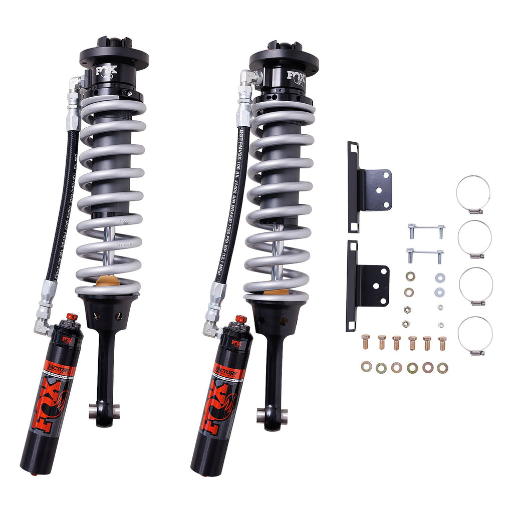 FOX Kit: 24-ON Toyota Tacoma Front Coilover Internal Bypass 3.0 Series R R DSC EVO 2-3 Lift