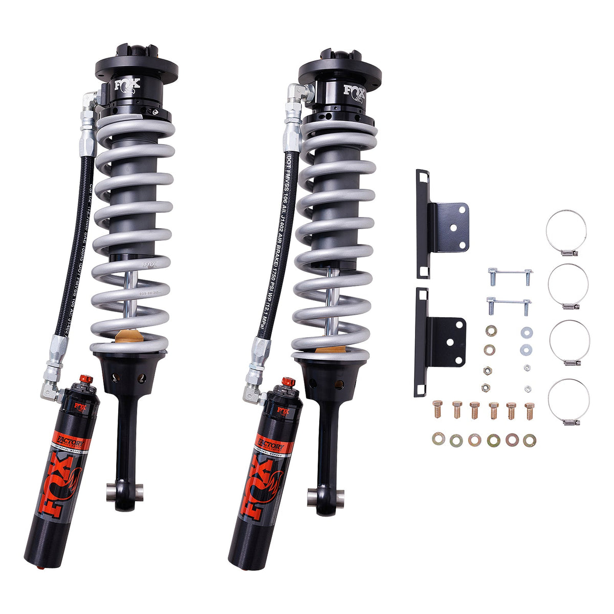 FOX Kit: 24-ON Toyota Tacoma Front Coilover Internal Bypass 3.0 Series R R DSC EVO 2-3 Lift
