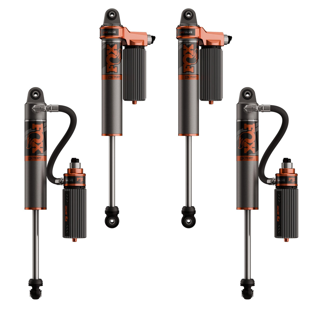 FOX Kit: 18-ON Jeep JL 3.0 FRS R R 3.5-4.5 Lift LIVE Valve Connected Suspension Requires Front Driveshaft