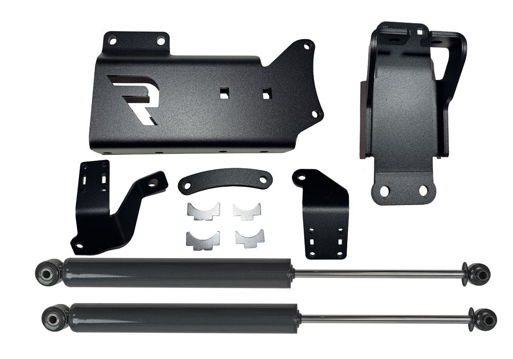 Superlift Dual Steering Stabilizer Kit for 2014-2025 Ram 2500 and 2013-2025 Ram 3500 w SH Cylinders