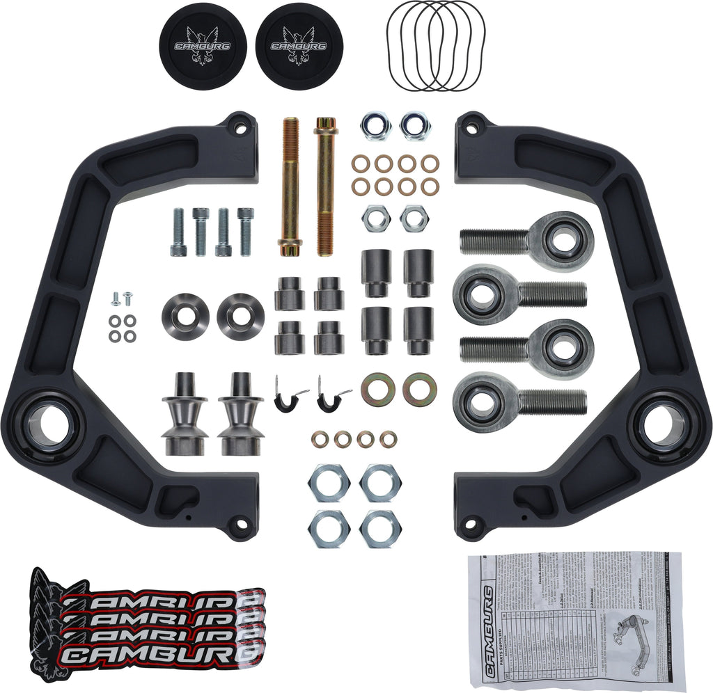 Camburg Toyota Landcruiser 200 Series 08-21 KINETIK Performance Billet Uniball Upper Arms (GRAY)