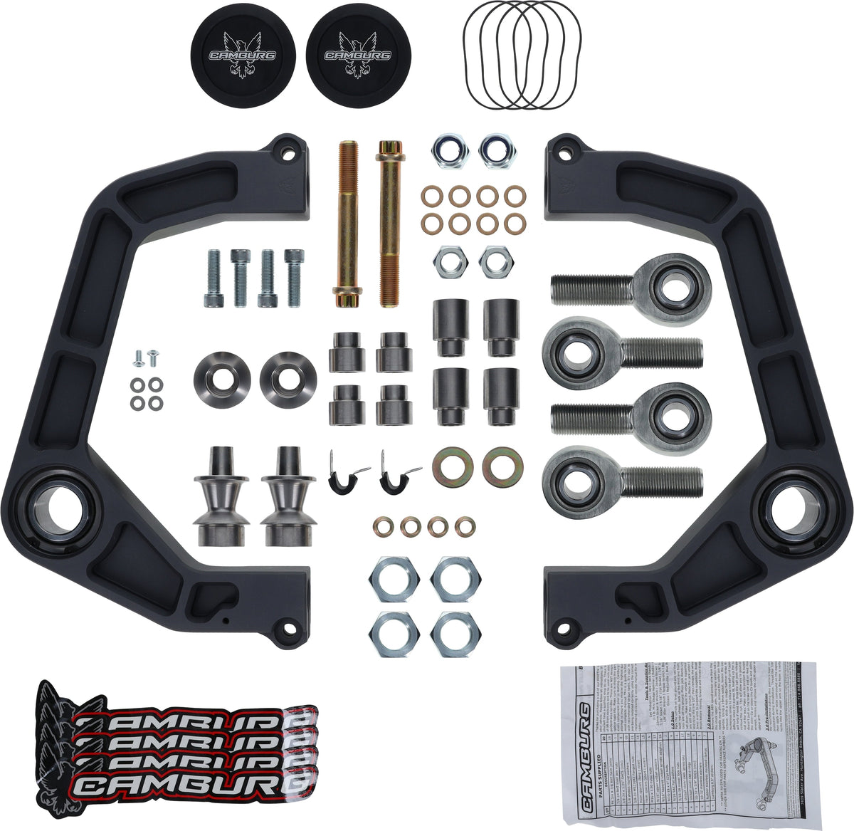 Camburg Toyota Landcruiser 200 Series 08-21 KINETIK Performance Billet Uniball Upper Arms (GRAY)